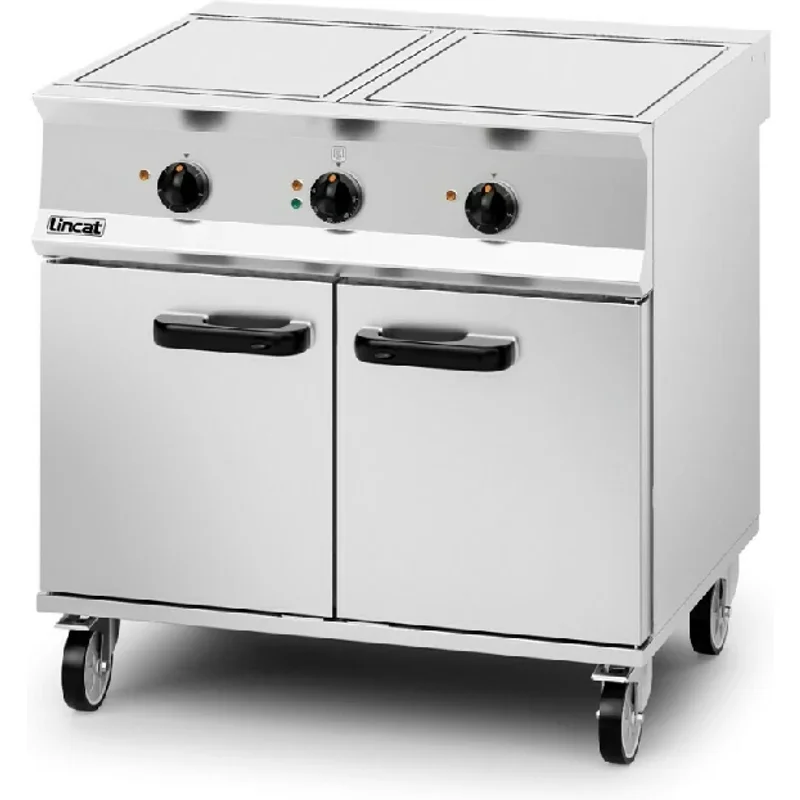 Lincat Opus 800 Electric Free-standing Solid Top Oven Range - W 900 mm - 15.4 kW
