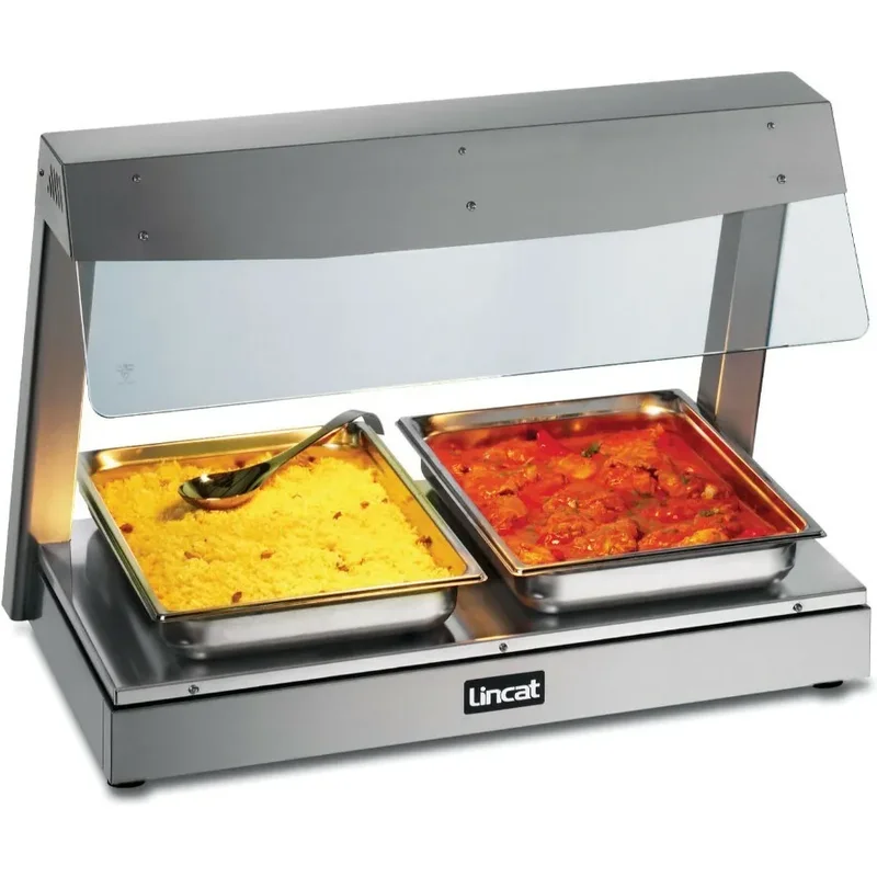 LD2 - Lincat Seal Counter-top Heated Display with Gantry - 2 x 1/1 GN - W 790 mm - 1.5 kW