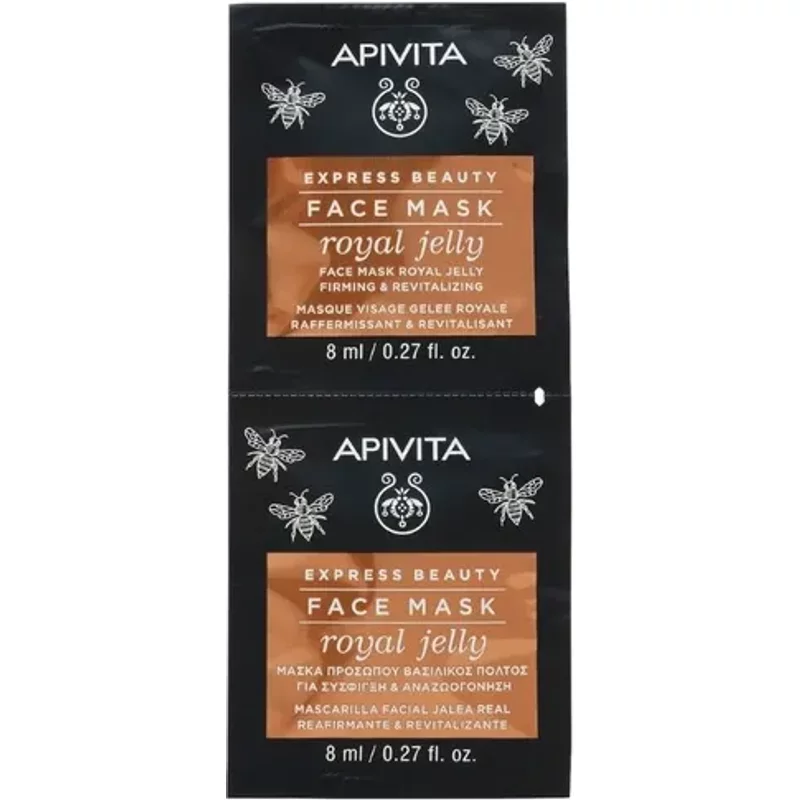 APIVITA Royal Jelly Firming & Revitalising Face Mask 2 x 8ml