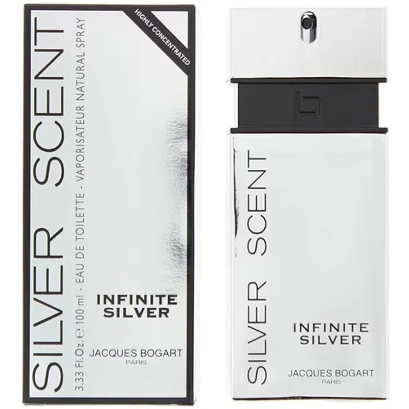 Silver Scent Infinite Silver Cologne for Men - Eau de Toilette Spray 3.3 oz