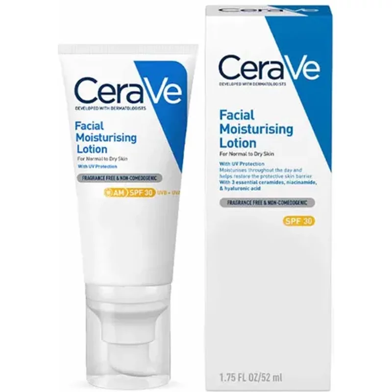 CeraVe AM Facial Moisturising Lotion SPF 30 52ml