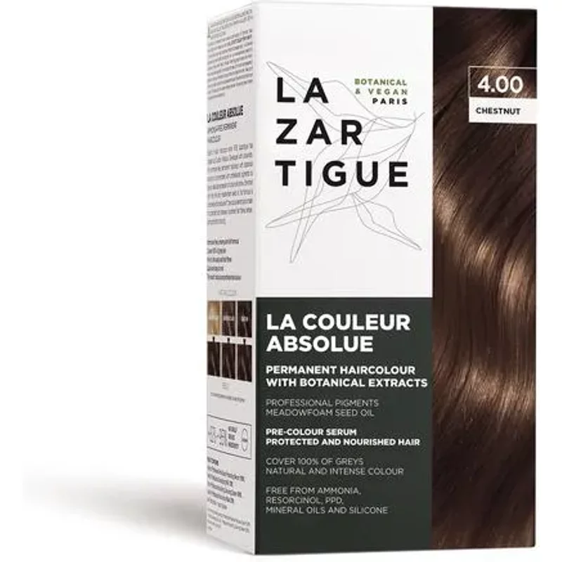 LAZARTIGUE LA COULEUR ABSOLUE Permanent Hair Colour 4.00 CHESTNUT