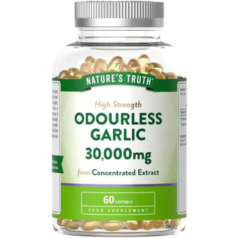 Nature's Truth Odourless Garlic 30000mg Capsules 60 Capsules