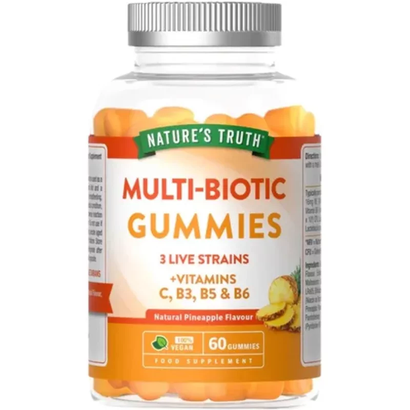 Nature's Truth Multi-Biotic 3 Live Strains Gummies 60 Gummies