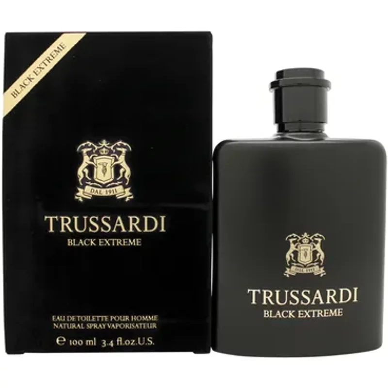 Trussardi Black Extreme by Trussardi EDT SPRAY 3.4 OZ for MEN