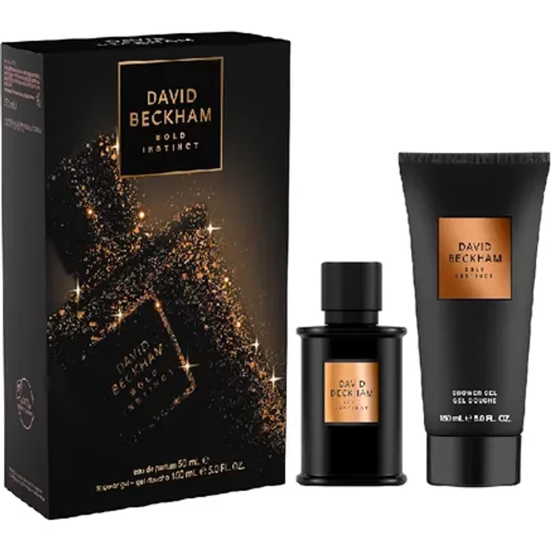 David Beckham Bold Instinct Gift Set 50ml Eau De Parfum + 200ml Shower Gel