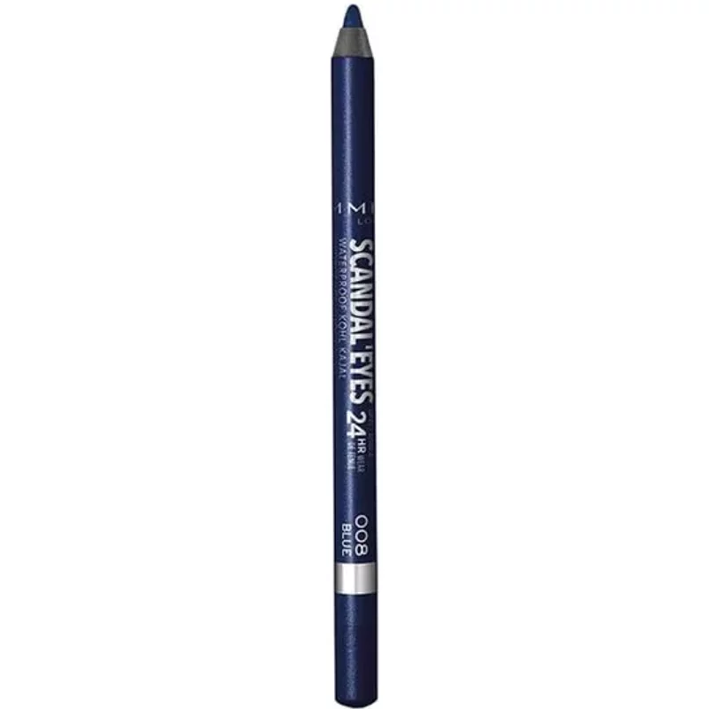Rimmel Scandaleyes Waterproof Kohl Kajal Eyeliner 008 Blue