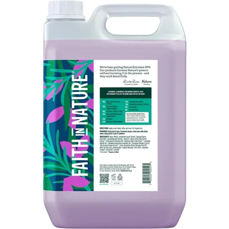 Faith in Nature Lavender & Geranium Hand Wash 5000ml