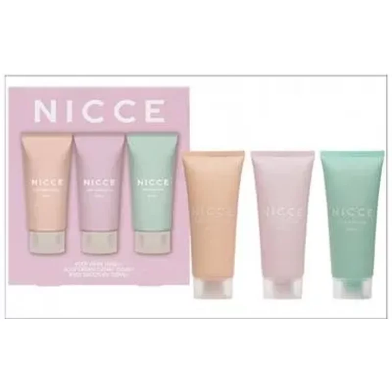 Nicce For Women Body Set Trio Body Wash 150ml Body Cream 150ml, Body Smoother 150ml