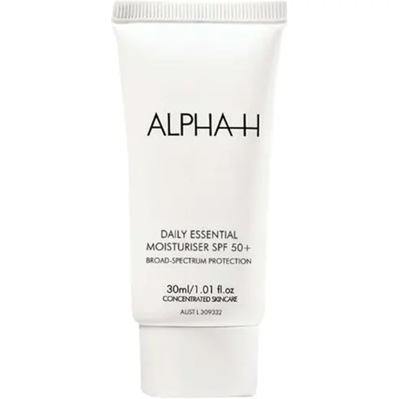 Alpha-H Daily Essential Moisturiser SPF 50+ With Vitamin E 30ml