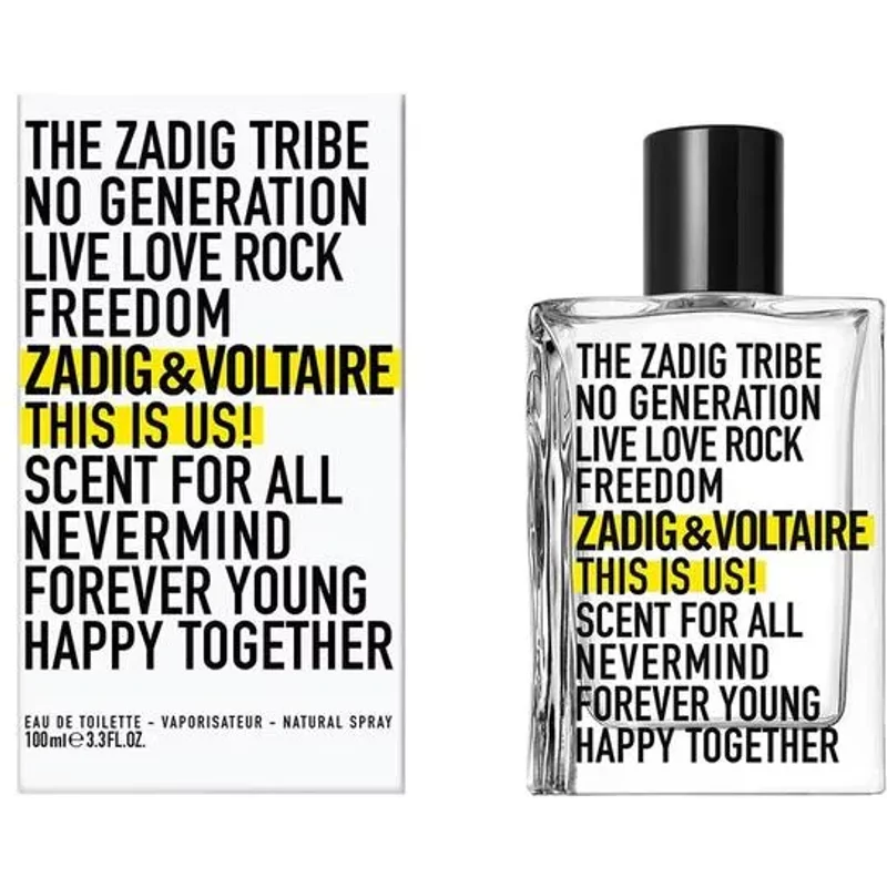 Zadig & Voltaire This Is Us Eau De Toilette 100ml