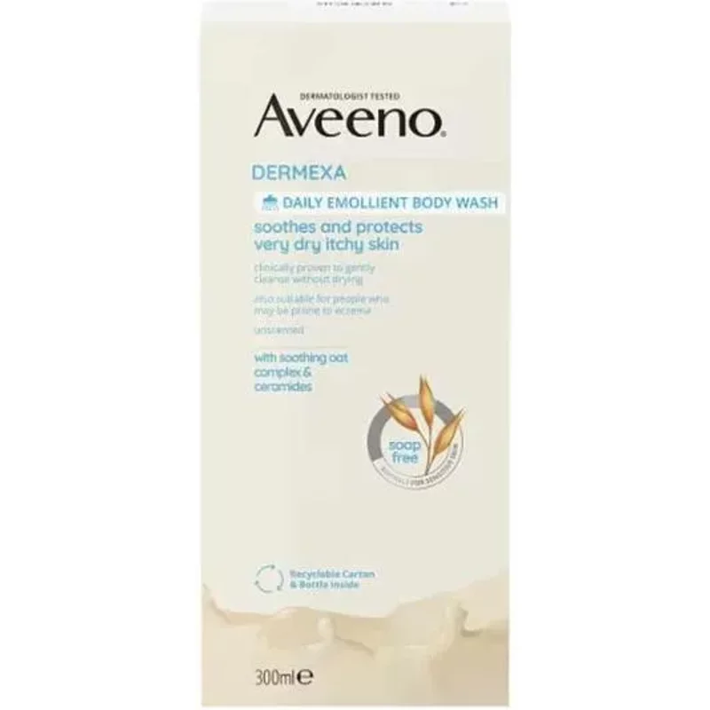 Aveeno Dermexa Daily Emollient Body Wash 300ml