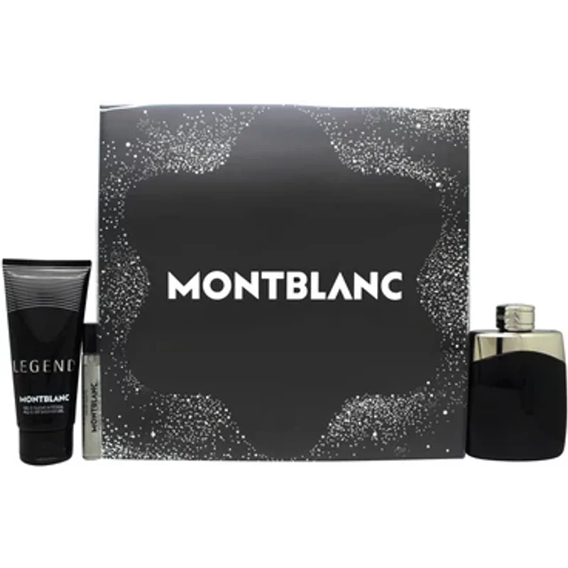 Montblanc Legend Gift Set 100ml EDT + 100ml Shower Gel + 7.5ml EDT