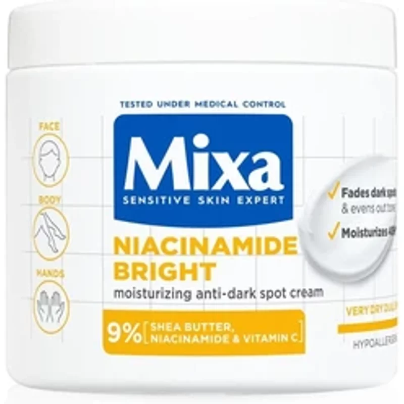 Mixa Niacinamide Bright Moisturising Anti-Dark Spot Cream 400ml
