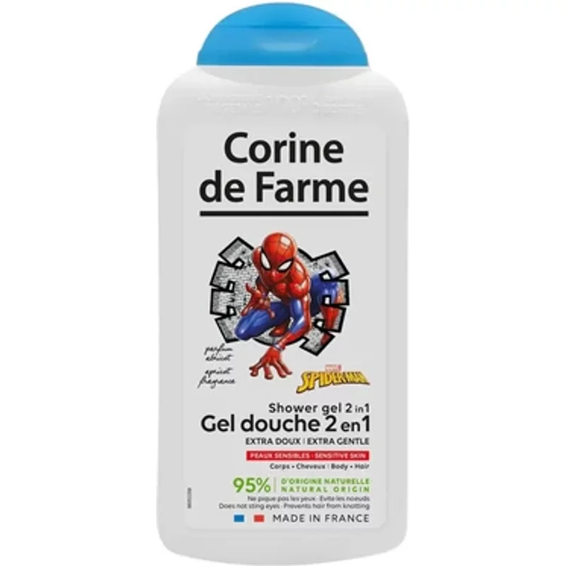 Corine de Farme Spiderman 2-In-1 Shower Gel Apricot Fragrance 300ml