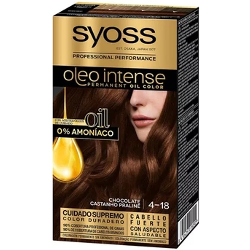 Syoss Oleo Intense Permanent Oil Colour 4-18 Mokka Brown