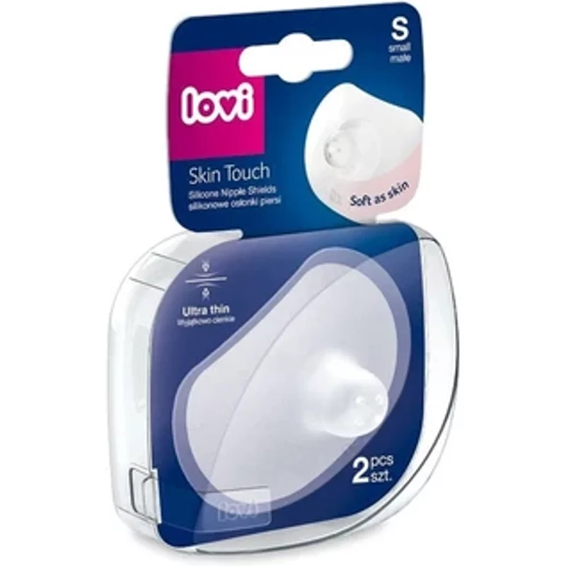 LOVI Skin Touch Silicone Nipple Shields S x2