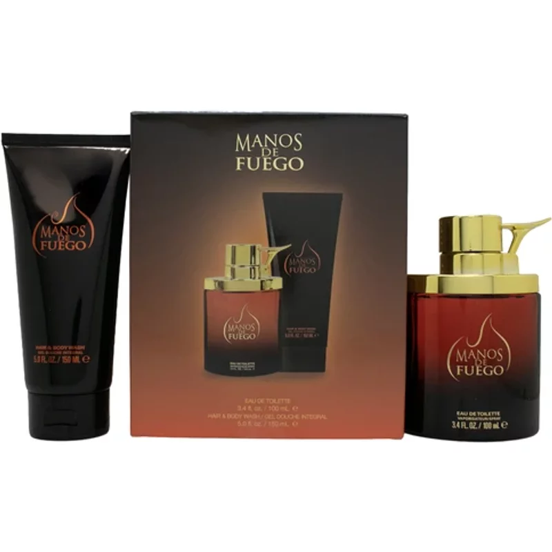 Manos De Fuego Caliente Gift Set Eau De Toilette 100ml + Hair & Body Wash 150ml