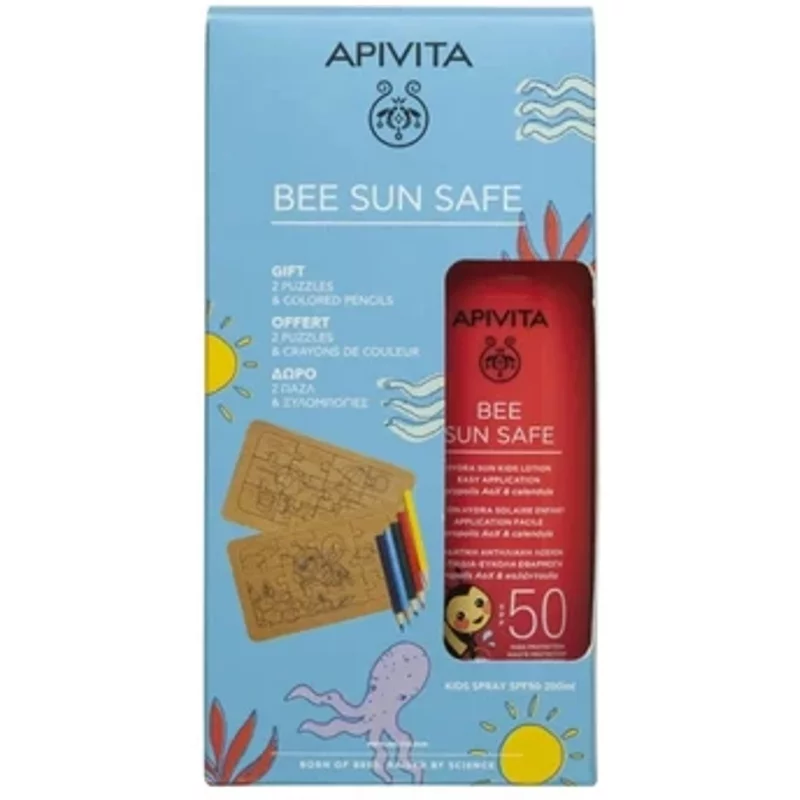 APIVITA Bee Sun Safe Hydra Sun Kids Lotion Spray SPF 50 Set