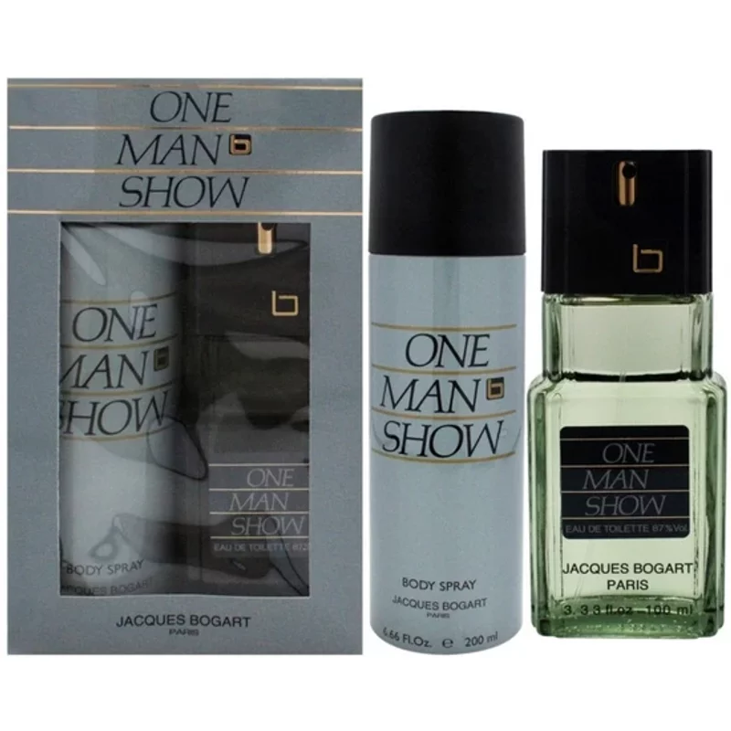 Jacques Bogart One Man Show Eau De Toilette Gift Set 100ml Eau De Toilette + 200ml Body Spray