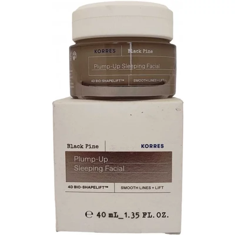 Korres Black Pine 4d BioShapeLift Plump-up Sleeping Facial 40ml