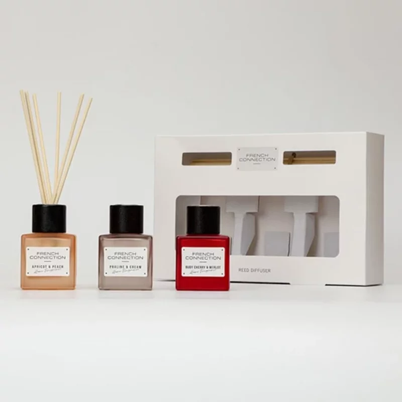 French Connection Autumn Collection Trio Of Reed Diffusers Gift Set 3 x 50ml
