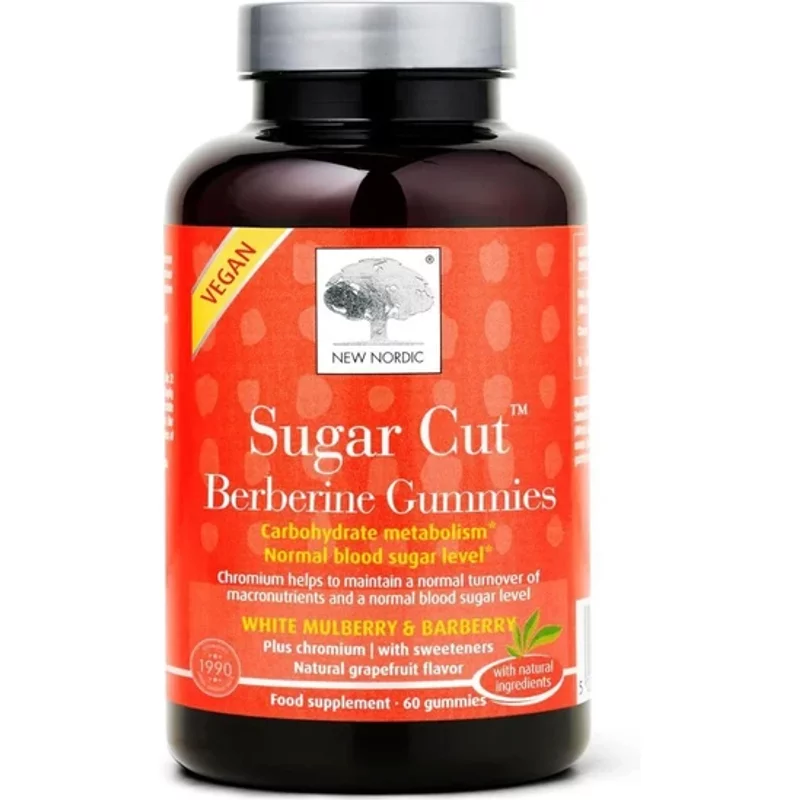 New Nordic Sugar Cut Berberine Gummies 60 Gummies