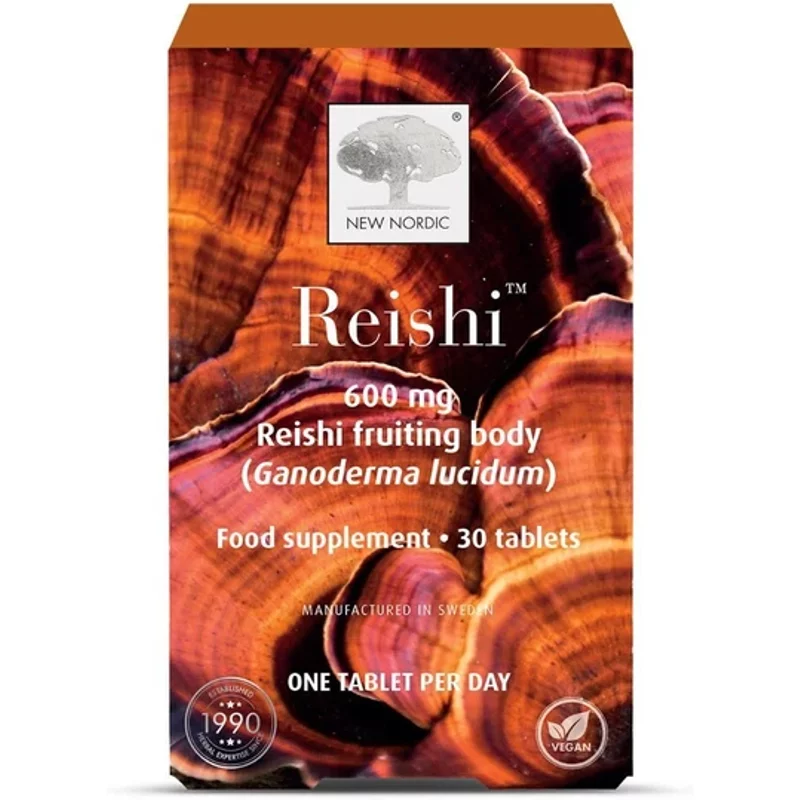New Nordic Pure Reishi Tablets 30 Tablets