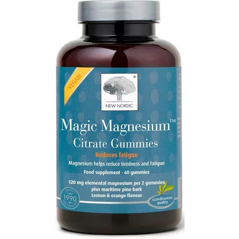 New Nordic Magic Magnesium Citrate Gummies 60 Gummies