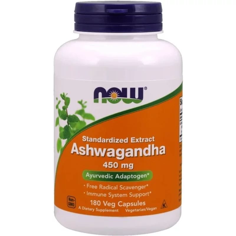 NOW Foods Ashwagandha Extract 450mg - 180 V-Caps