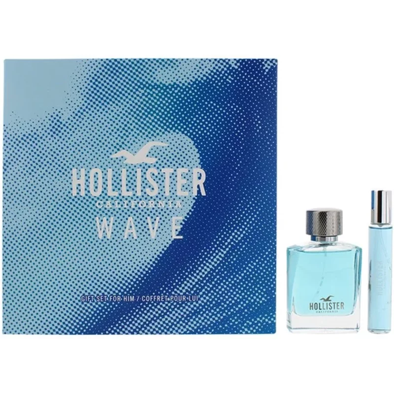 Hollister Wave For Him Eau De Toilette 50ml Gift Set 50ml & 15ml Eau De Toilette