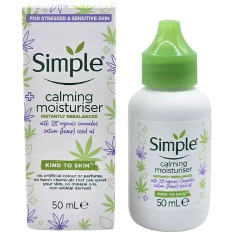 Simple Calming Moisturiser Skin Cream 50ml