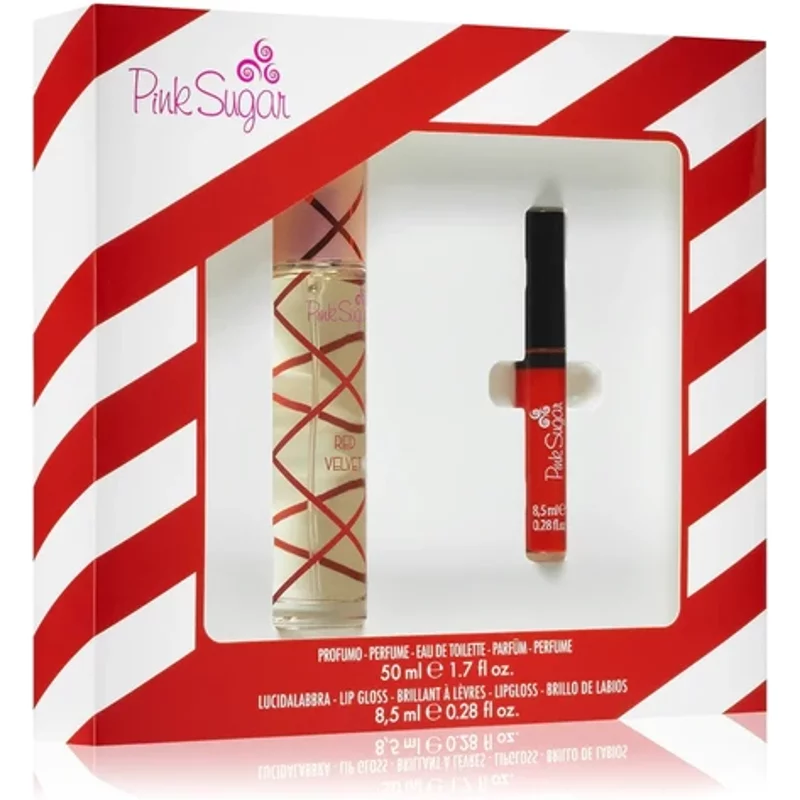 Aquolina Red Velvet Gift Set Eau de Toilette 50ml + Lip Gloss 8.5ml