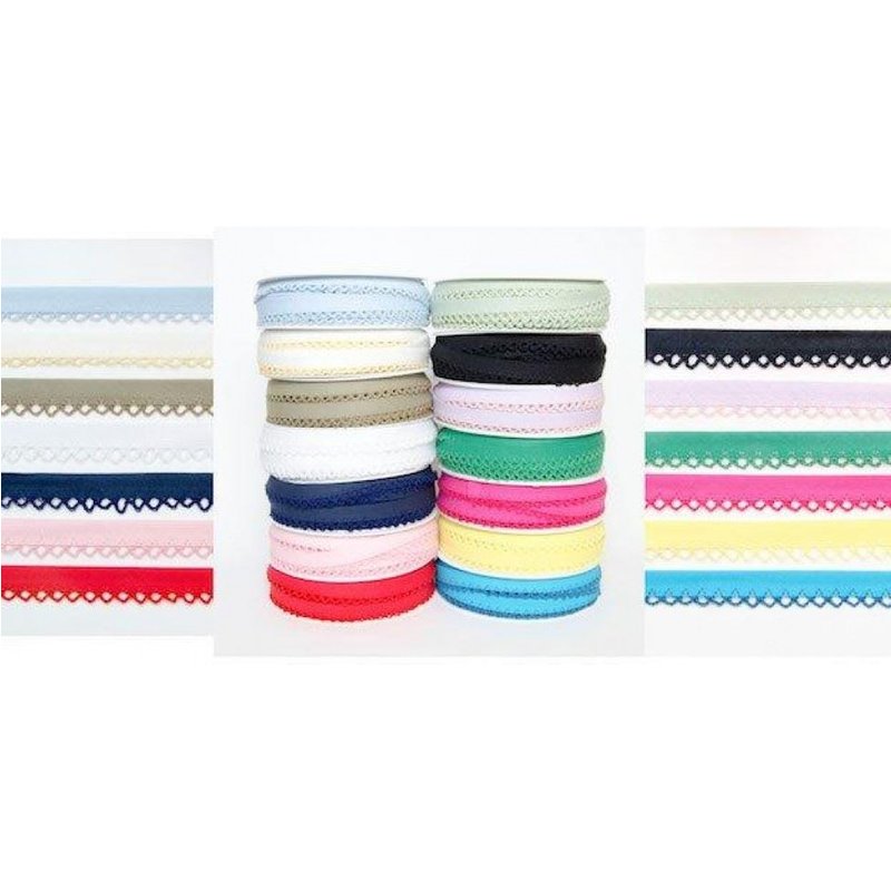 Crochet Edge Bias Binding Tape Red