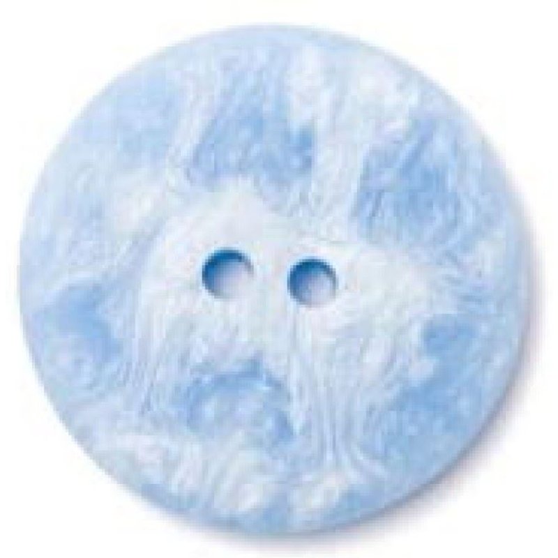 Crendon Round Marble Look Buttons (Value Pack) Light Blue