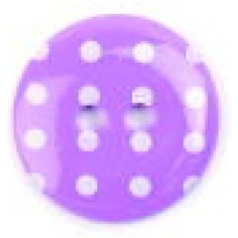 Crendon Polka Dot Round Buttons (Value Pack) Purple/White