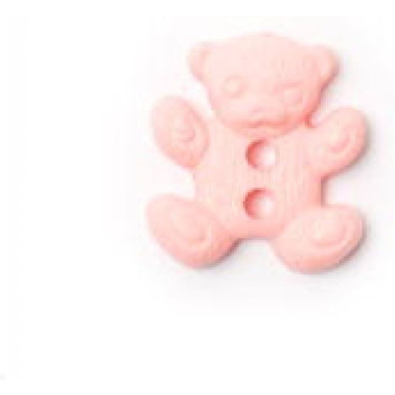 Crendon Teddy Bear Buttons (Value Pack) Light Pink