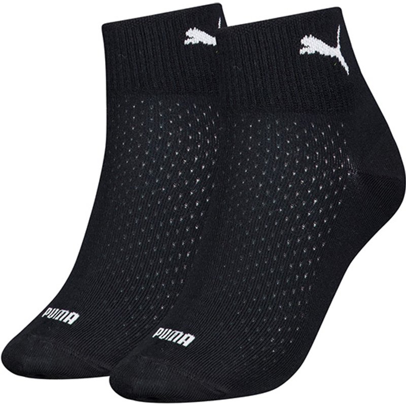 Damen Knöchelsocken mit Logo - 2 Paar – Schwarz – 39-42