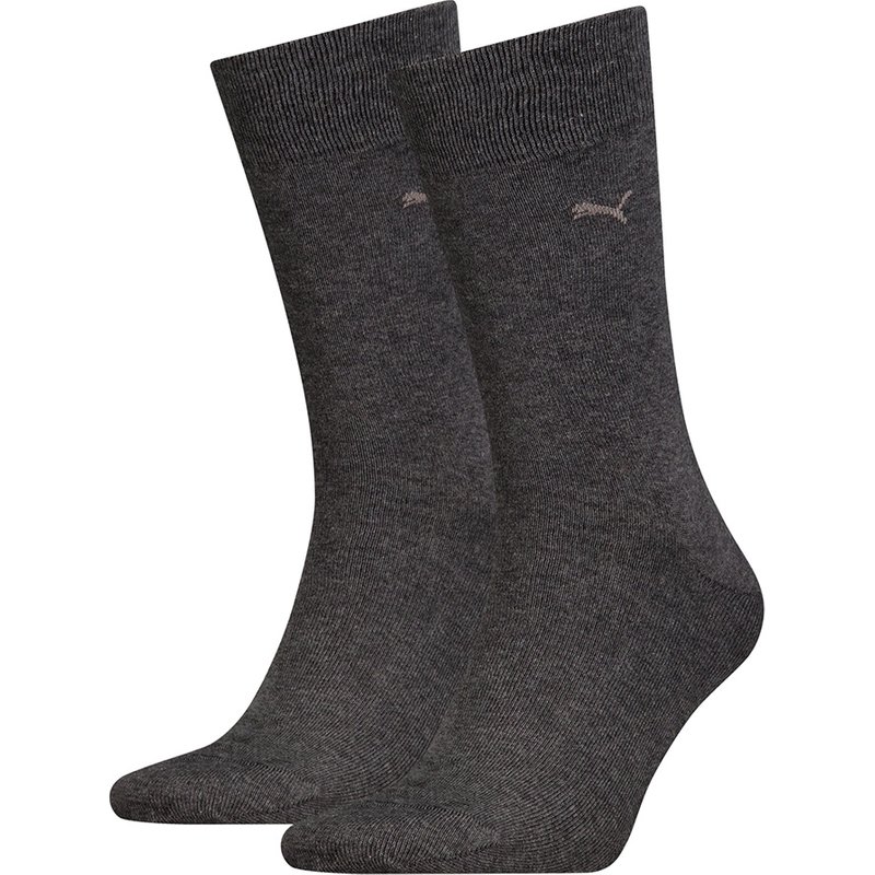 Herren Baumwoll klassische Socken - 2 Paar – Anthrazit – 43-46