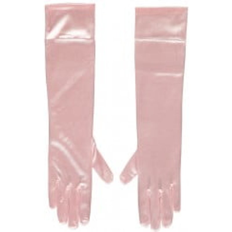 Gala-Handschuh 40 cm aus Satin – Pink