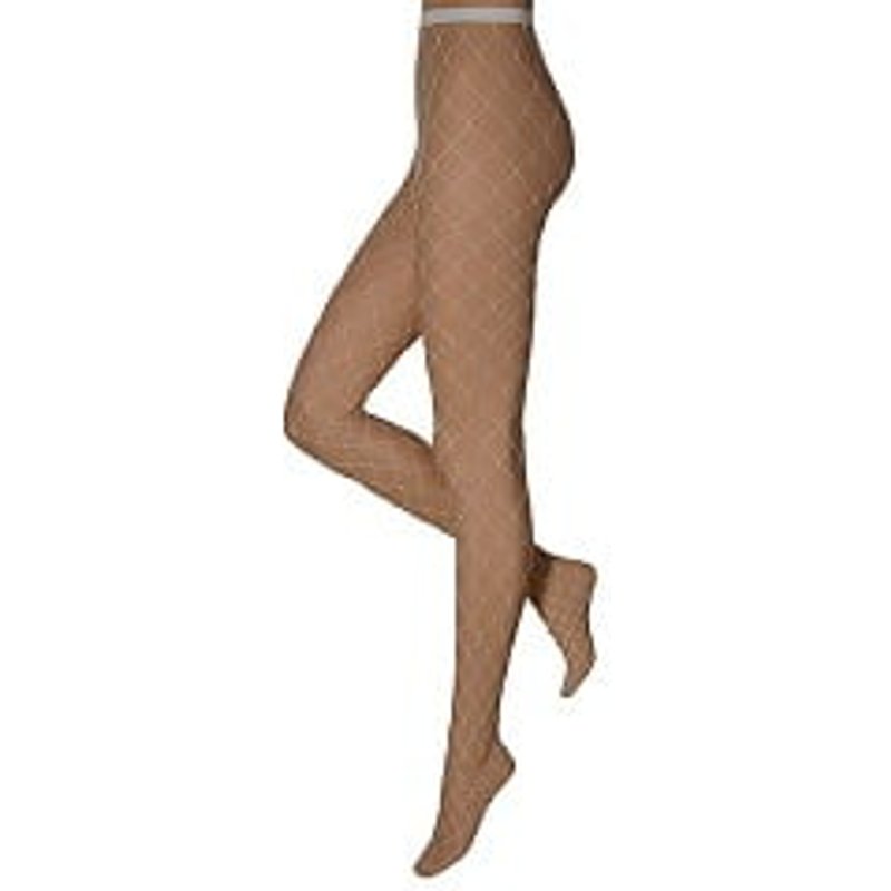 Grove Netzstrumpfhose – Weiß – L-XL