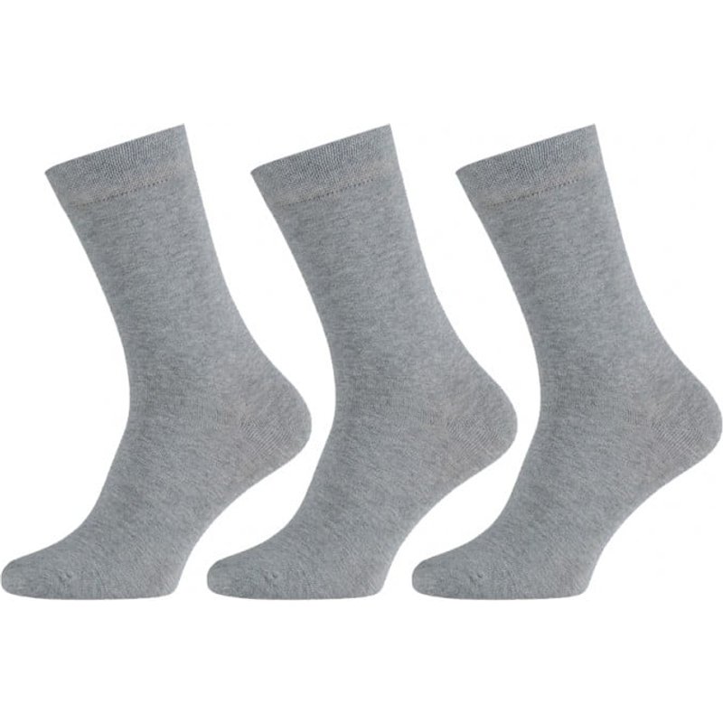 Baumwollsocken – Hellgrau – 40-46