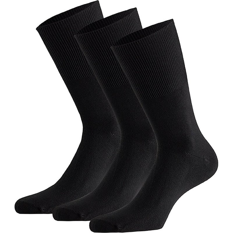 Socken ohne Gummi – Schwarz – 35-38