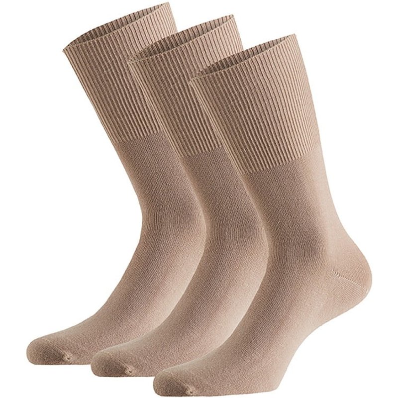 Socken ohne Gummi – Beige – 39-42