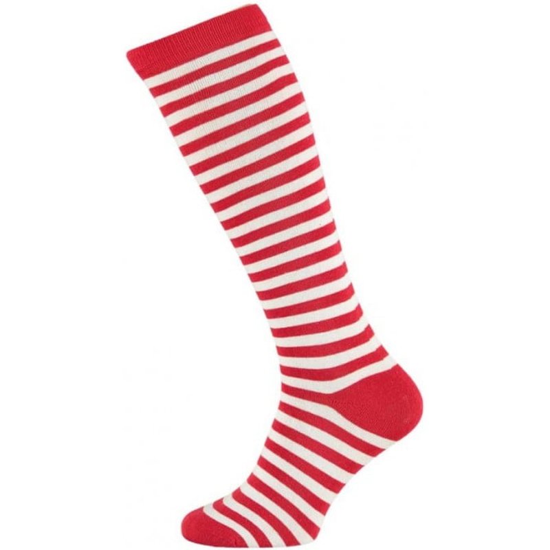Dorus Kniestrümpfe in Karnevalsfarben – Rot – 36-41