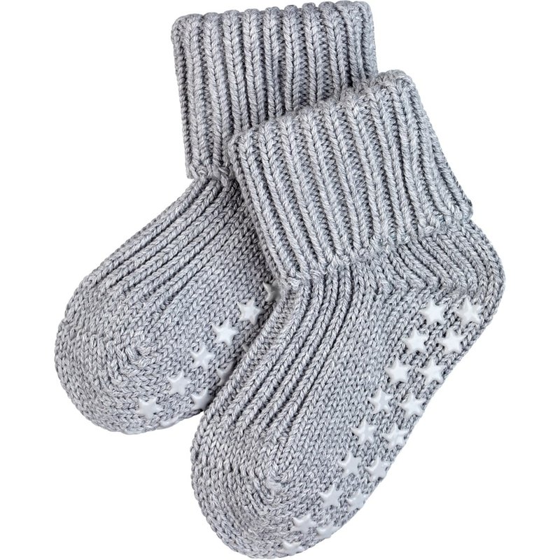 Catspads Baumwollbabysocken – Hellgrau – 80-92