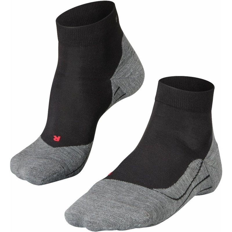 RU4 kurze Damen Laufsocken – Schwarz – 39-40