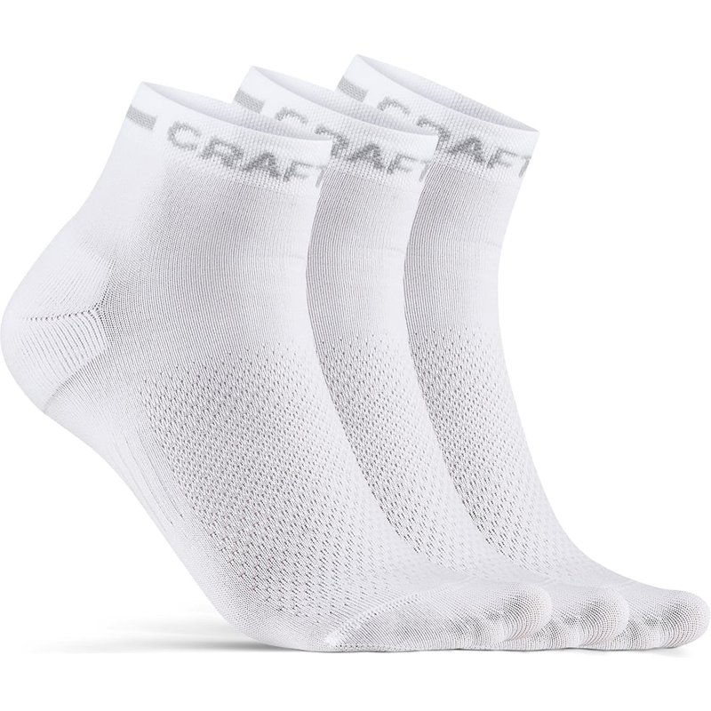 Einzelne Sportsocken – Weiß – 40-42