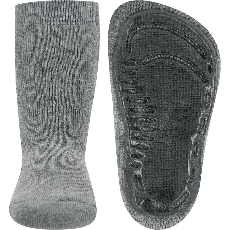 Antirutschsocken – Grau meliert – 39-42