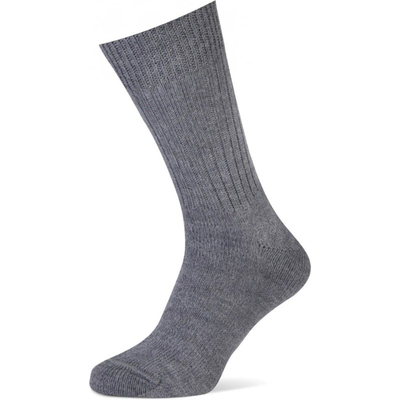 Thermo-Herrensocken mit Frottee-Sohle – Dunkelgrau – 46-47
